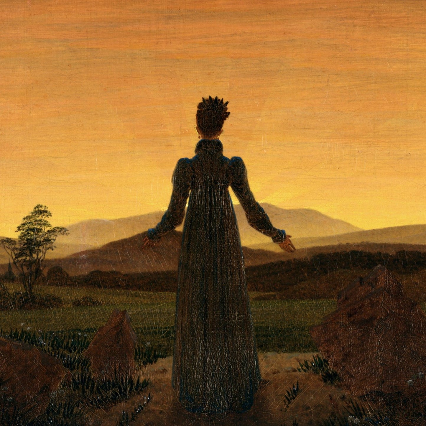 Woman before the Rising Sun | Caspar David Friedrich | 1818-20