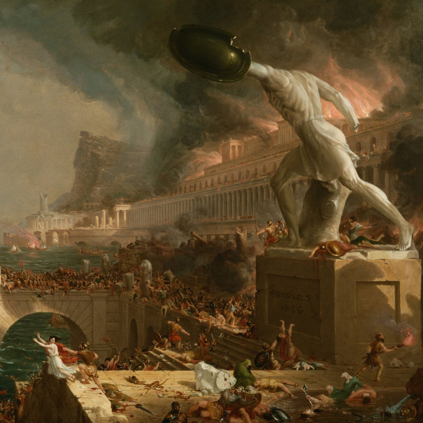 Destruction | Thomas Cole | 1836