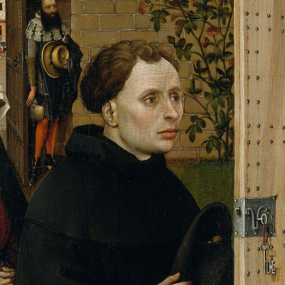 Mérode Altarpiece: Donors | Robert Campin | c. 1427-32