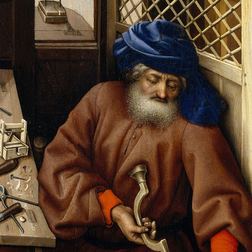 Mérode Altarpiece: Joseph | Robert Campin | c. 1427-32