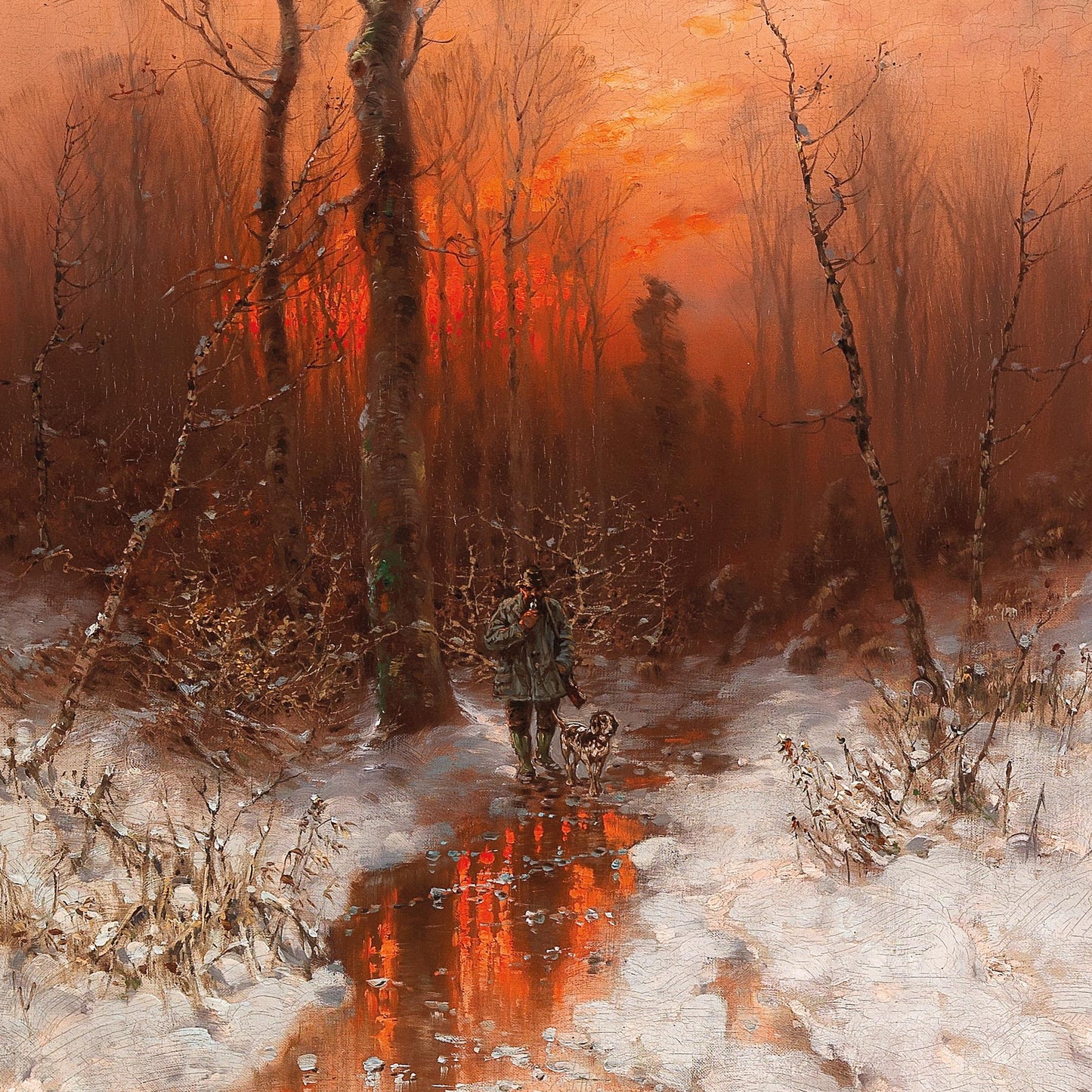 Returning Home at Sunset | Désiré Thomassin | 1894