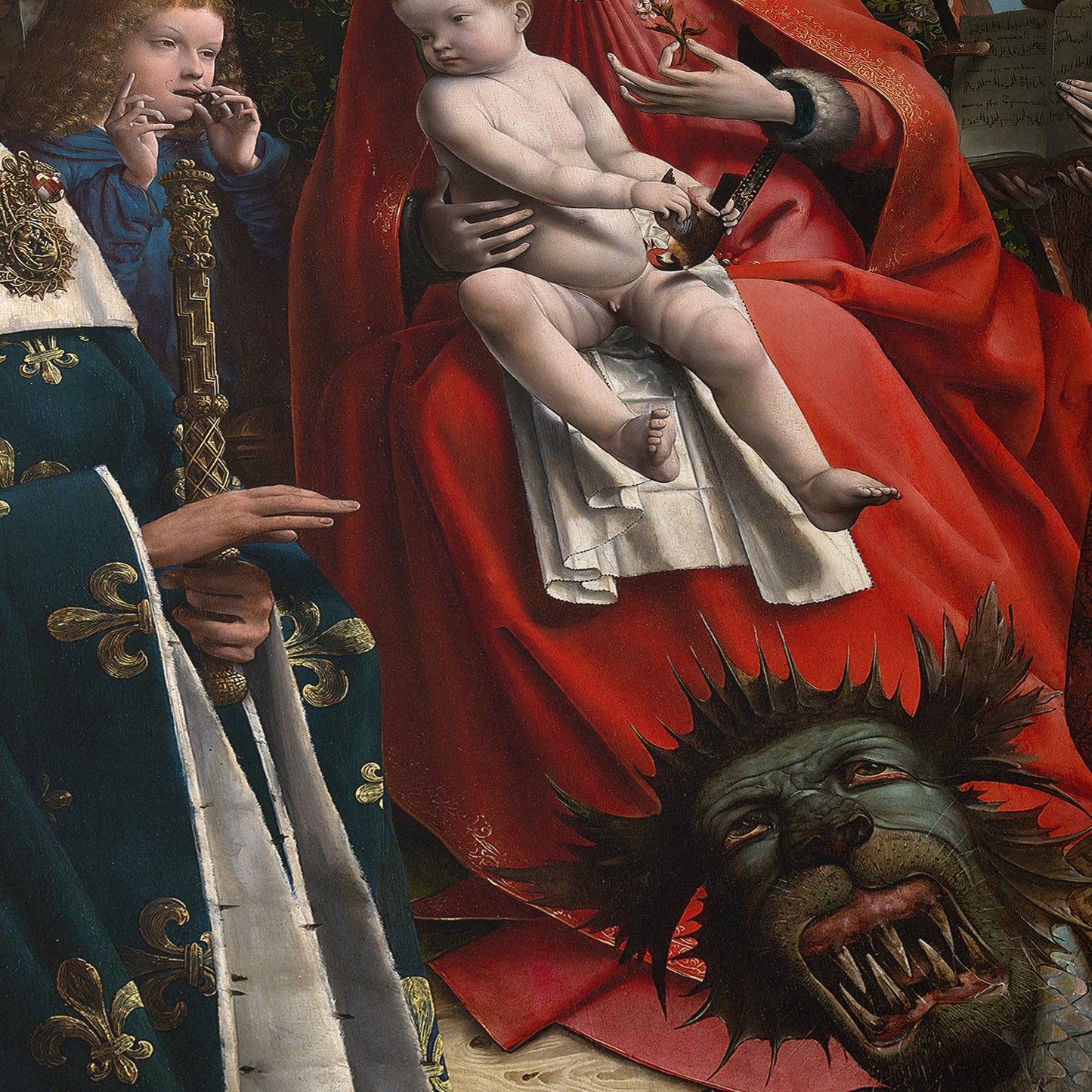 The Virgin and Child with Saints Louis and Margaret | Unknown | c. 1510