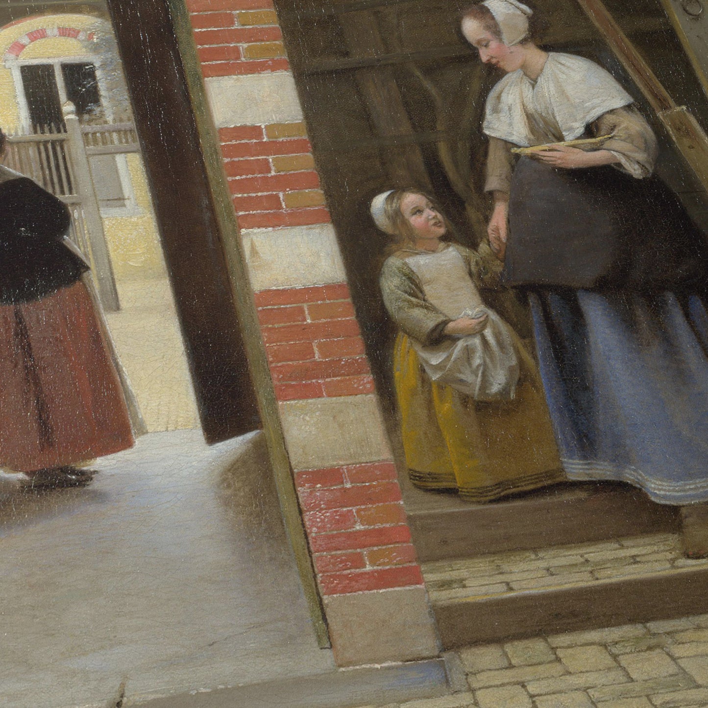 The Courtyard of a House in Delft | Pieter de Hooch | 1658