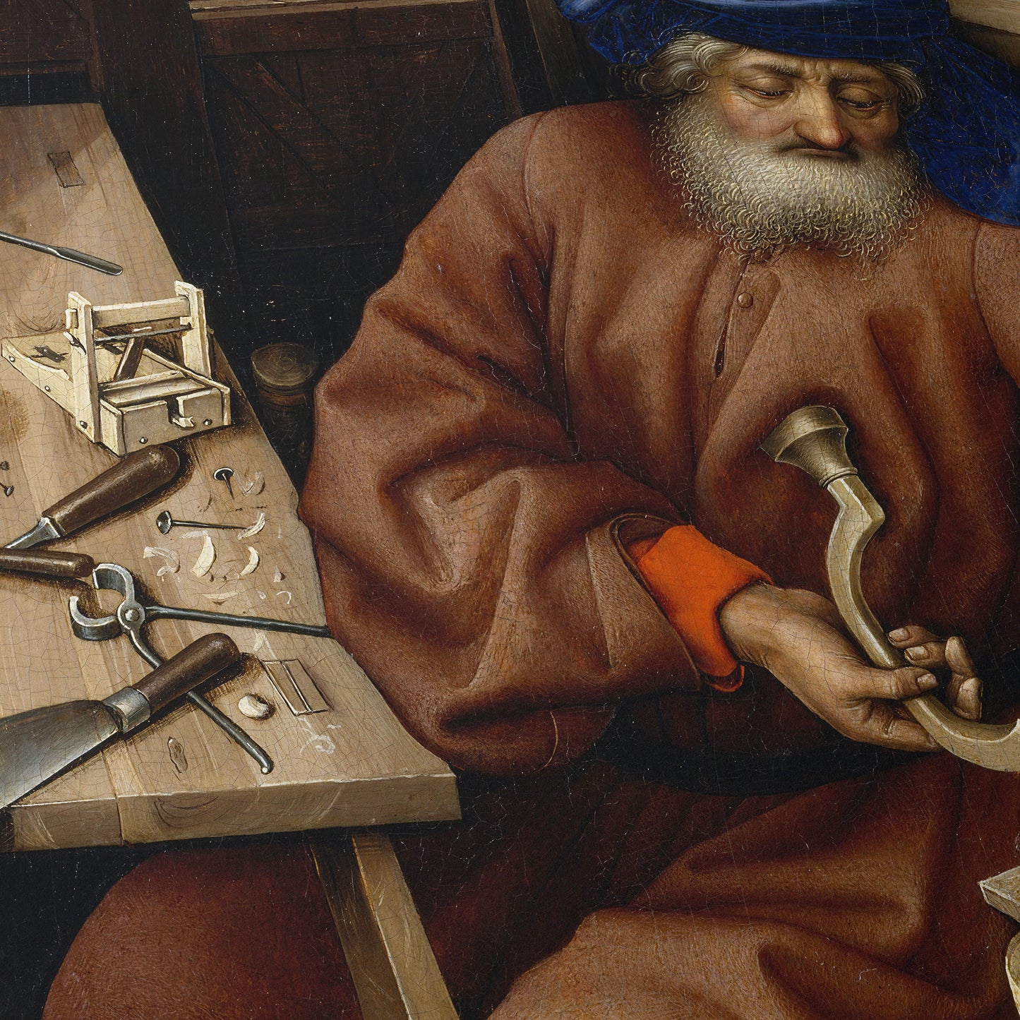 Mérode Altarpiece: Joseph | Robert Campin | c. 1427-32