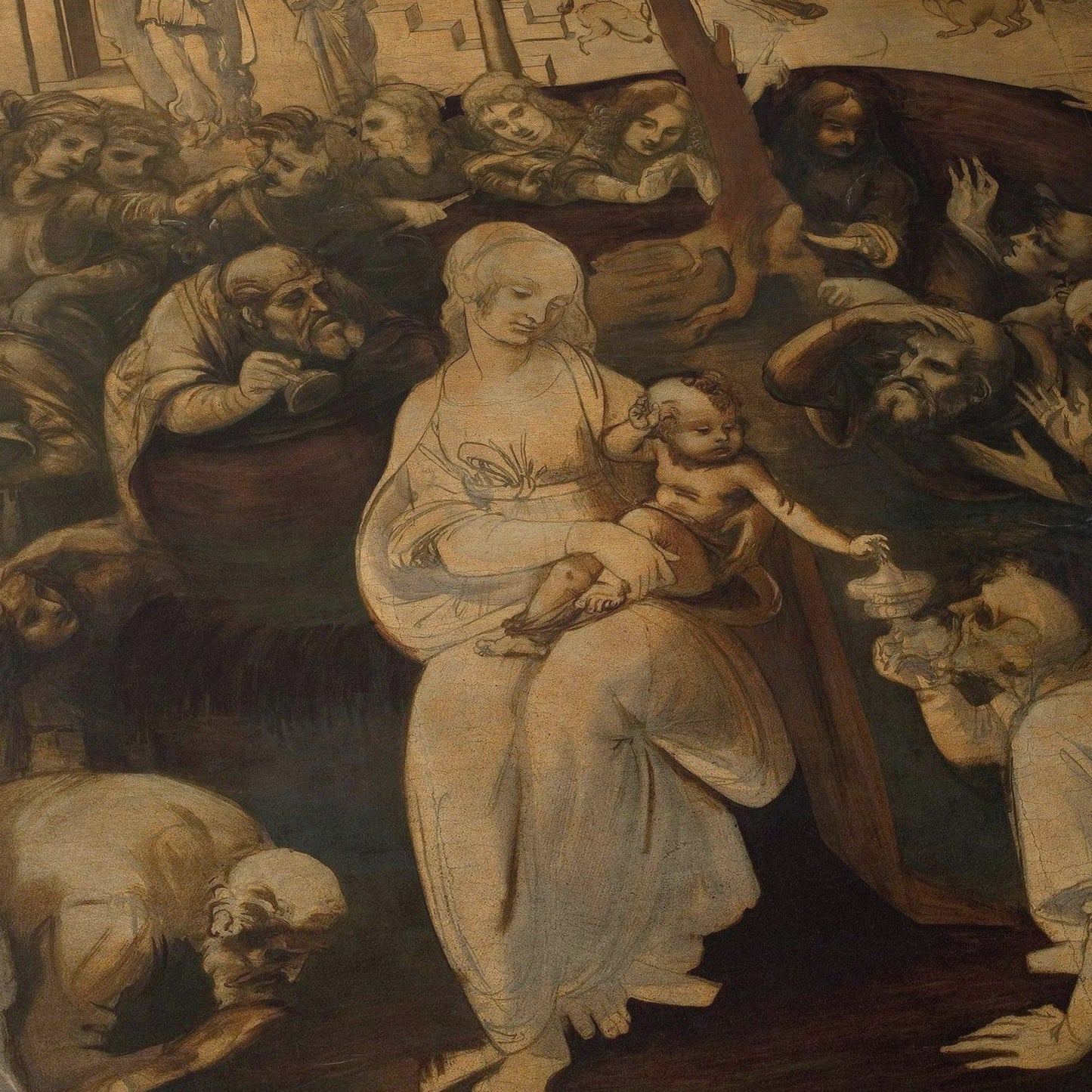 The Adoration of the Magi | Leonardo da Vinci | 1481