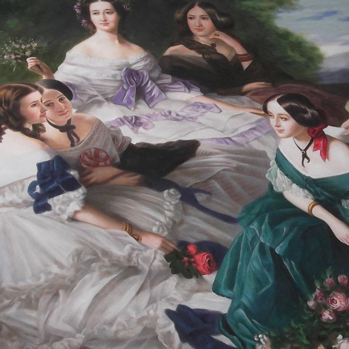 The Empress Eugenie Surrounded by her Ladies in Waiting | Franz Xaver Winterhalter | 1855