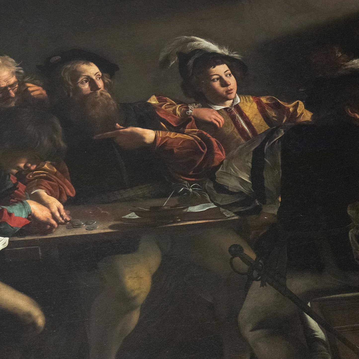 The Calling of Saint Matthew | Caravaggio | 1599-1600
