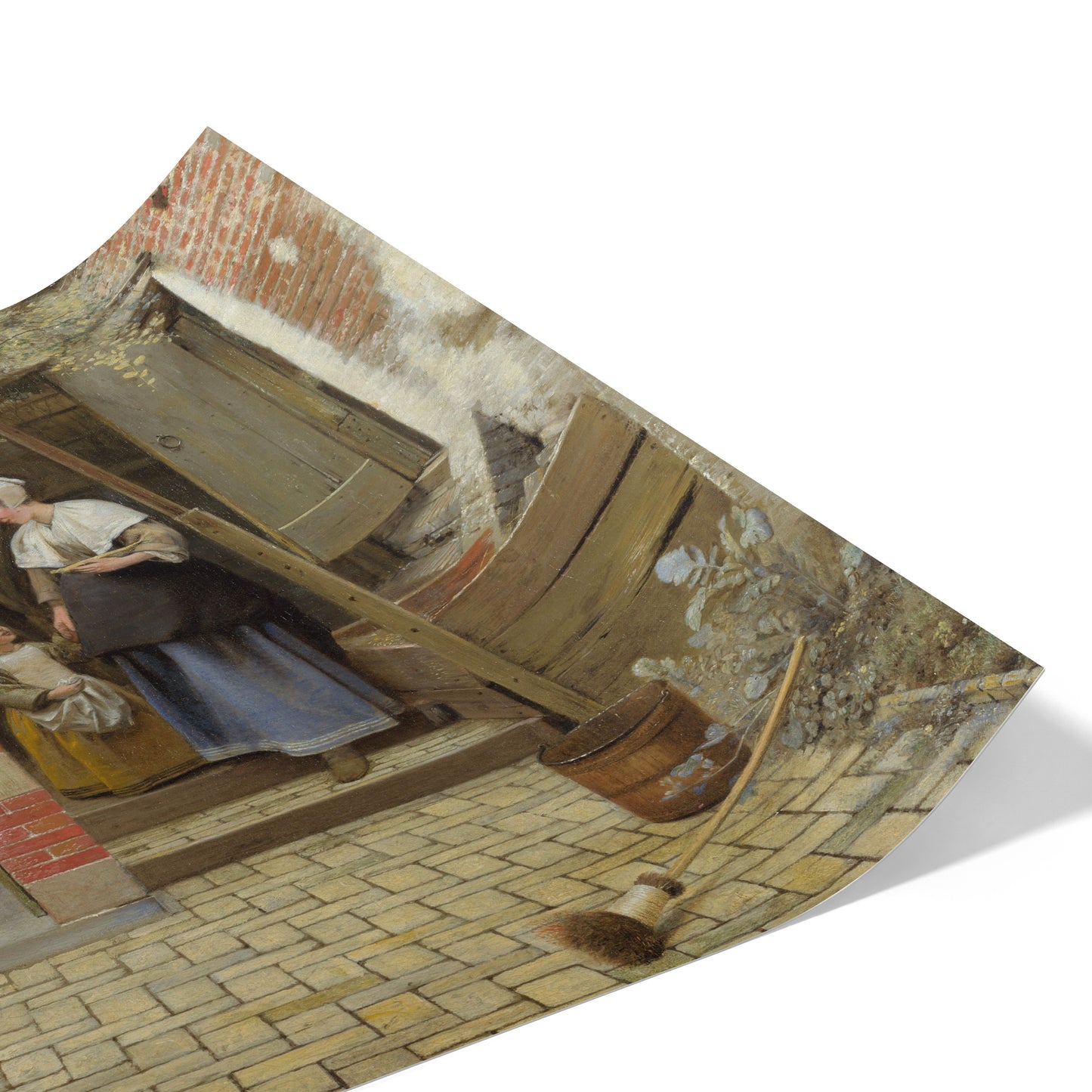 The Courtyard of a House in Delft | Pieter de Hooch | 1658