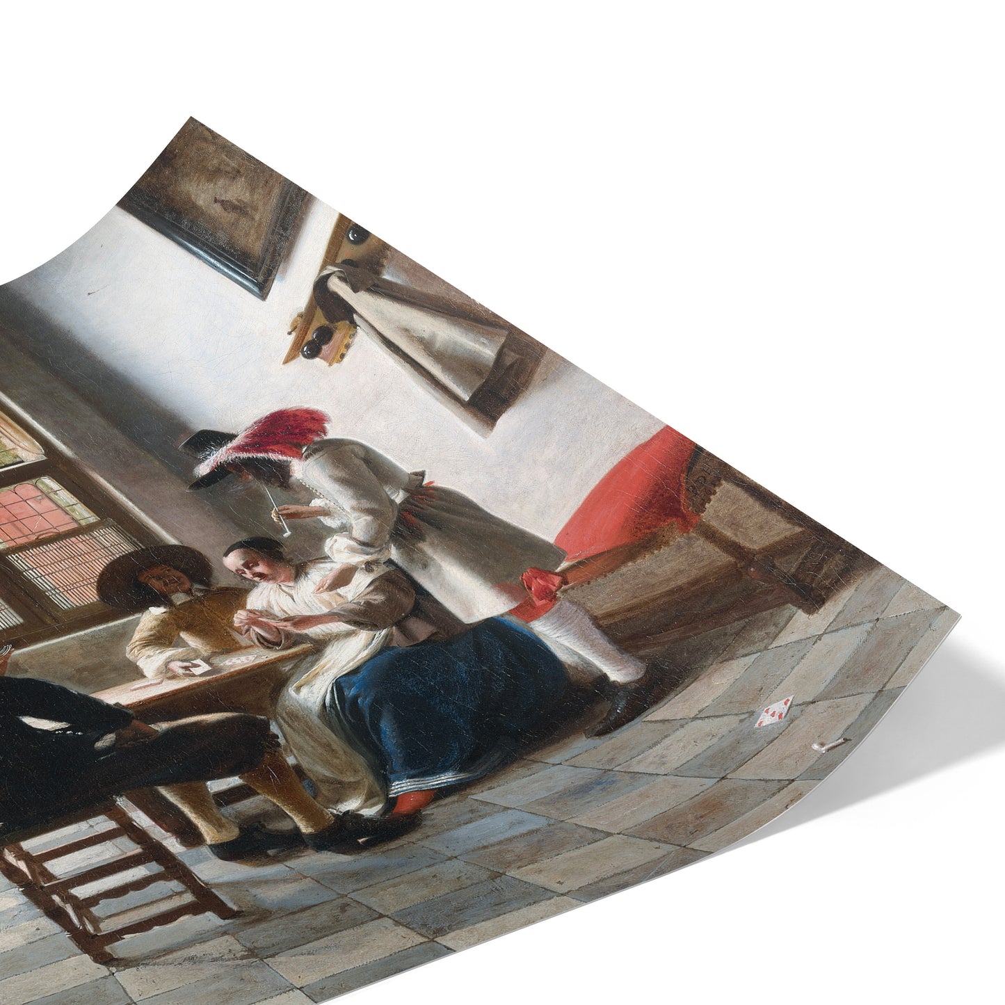 Cardplayers in a Sunlit Room | Pieter de Hooch | 1658