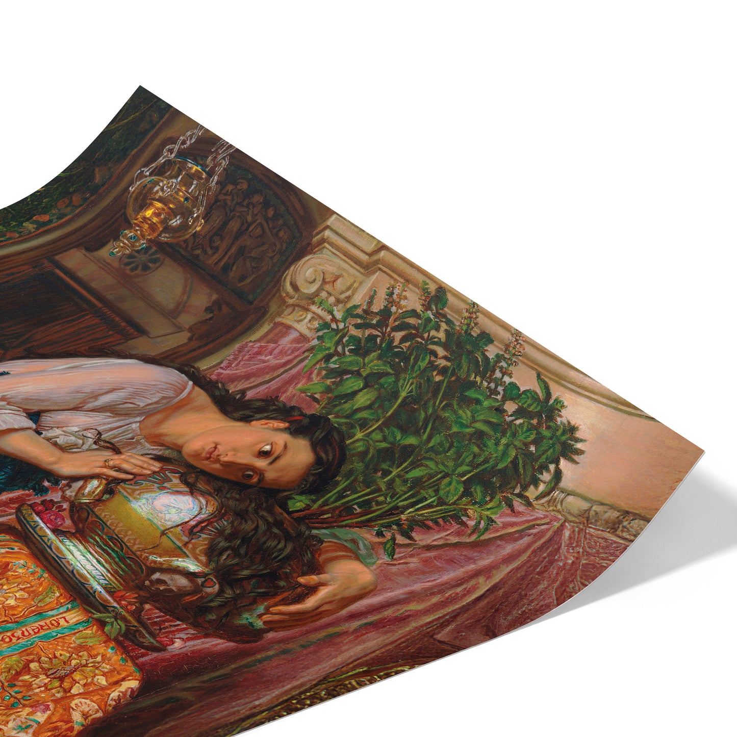 Isabella and the Pot of Basil | William Holman Hunt | 1868