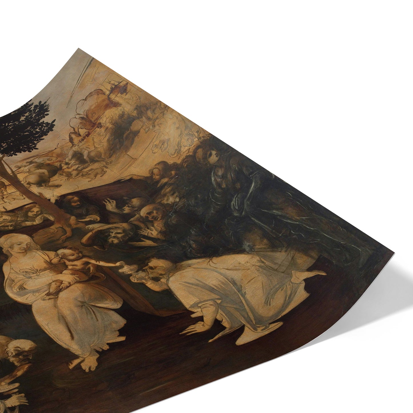 The Adoration of the Magi | Leonardo da Vinci | 1481