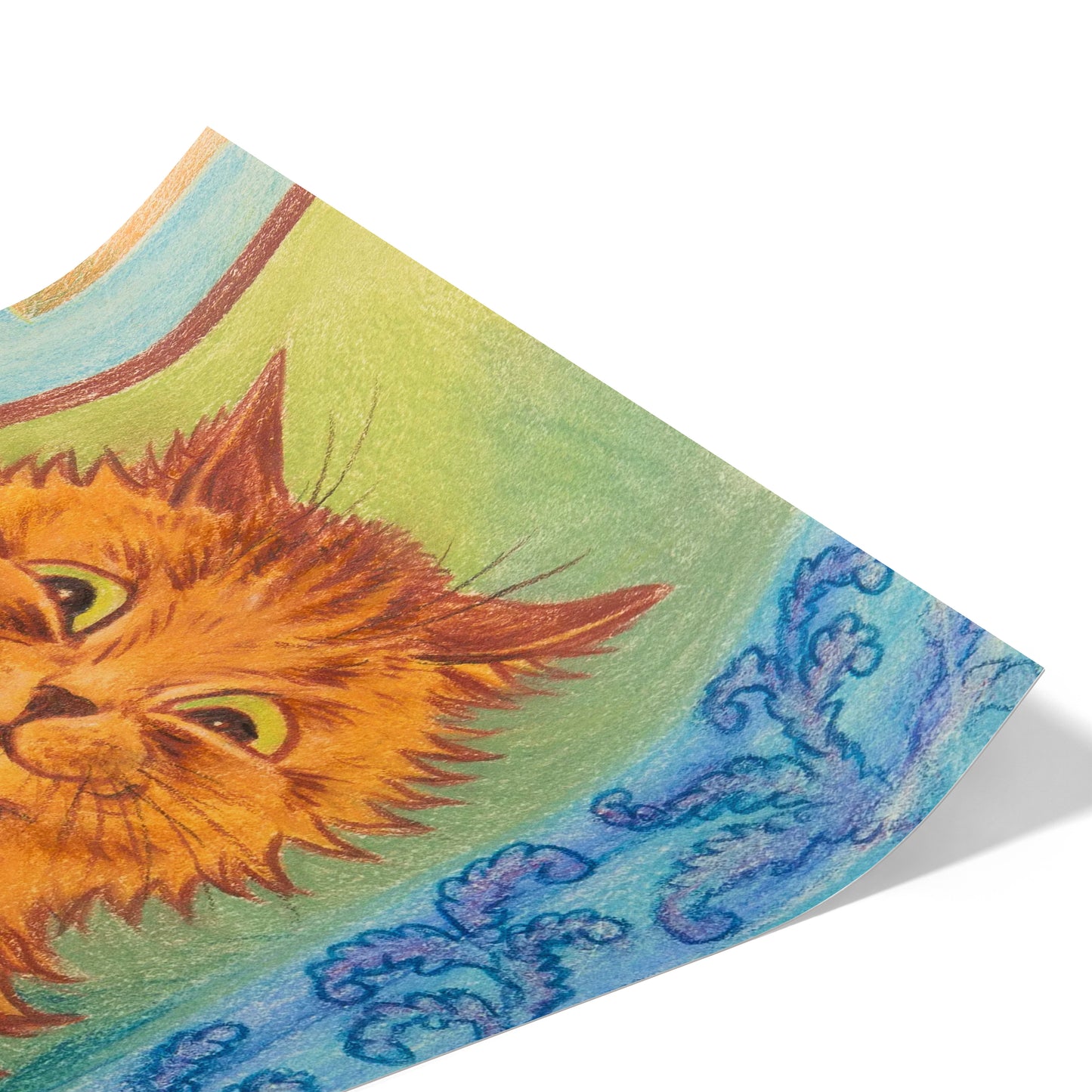 Portrait of a Literary Orange Cat | Louis Wain | 20th Century