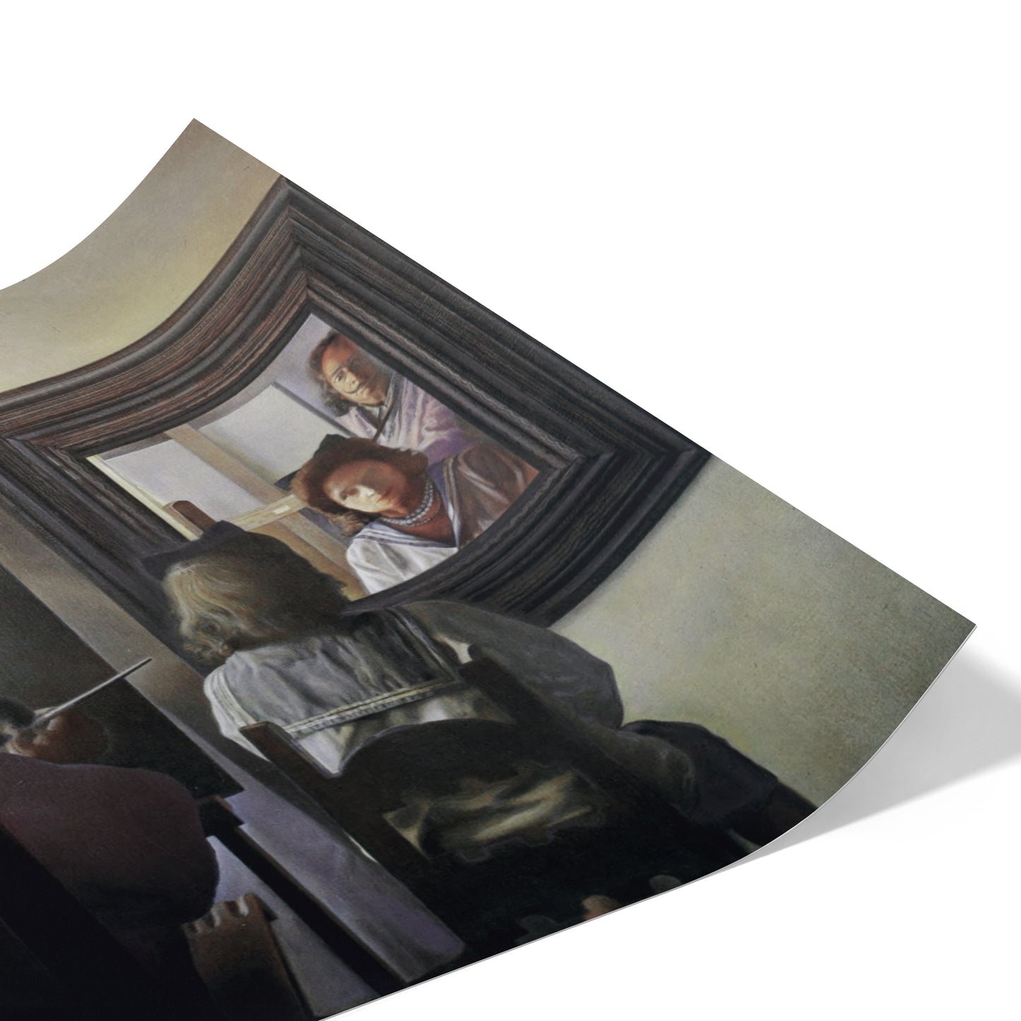 Dalí Seen from the Back Painting Gala from the Back Eternalised by Six Virtual Corneas Provisionally Reflected by Six Real Mirrors | Salvador Dali | 1972-73