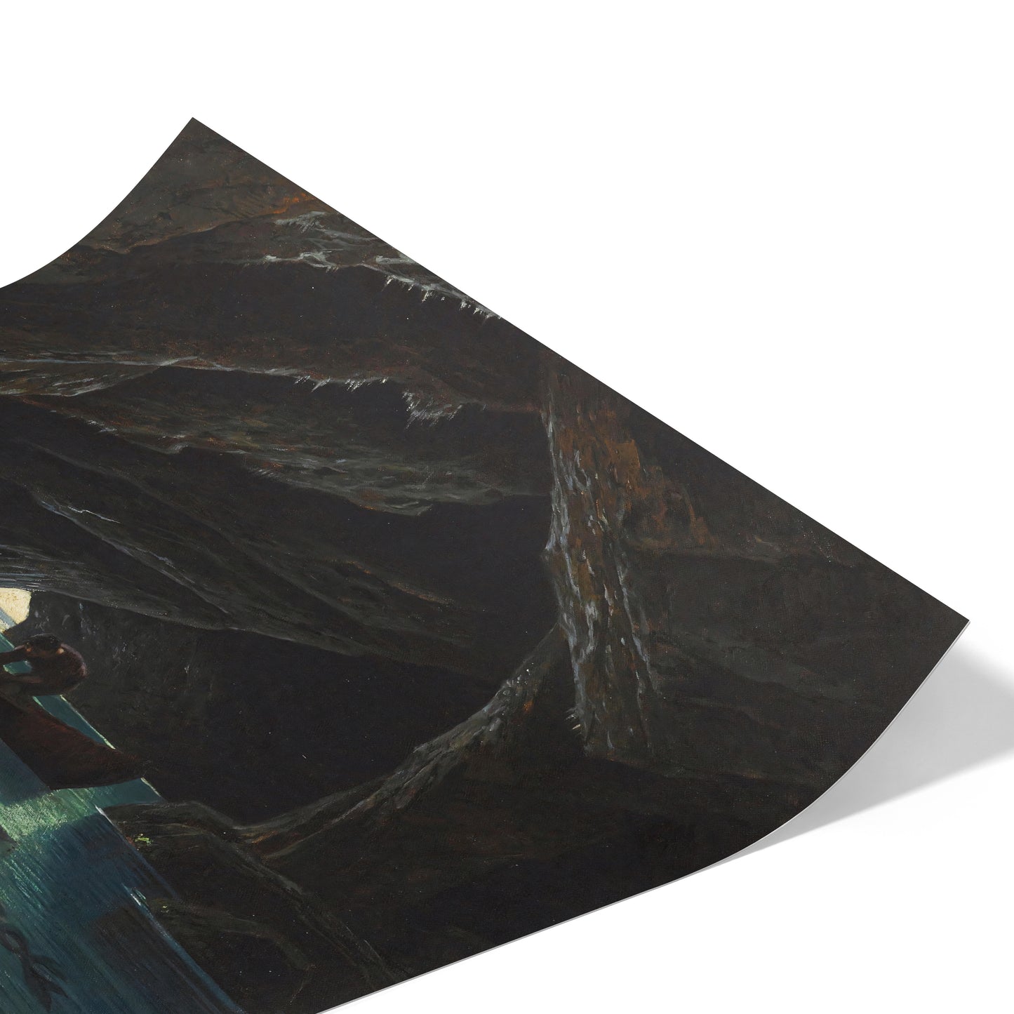 Fisherman and Mermaids in the blue Grotto in Capri | Hermann Corrodi | 20th Century