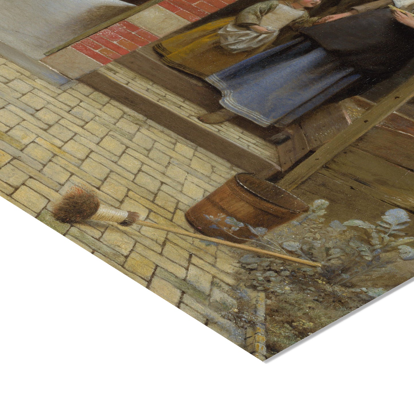 The Courtyard of a House in Delft | Pieter de Hooch | 1658