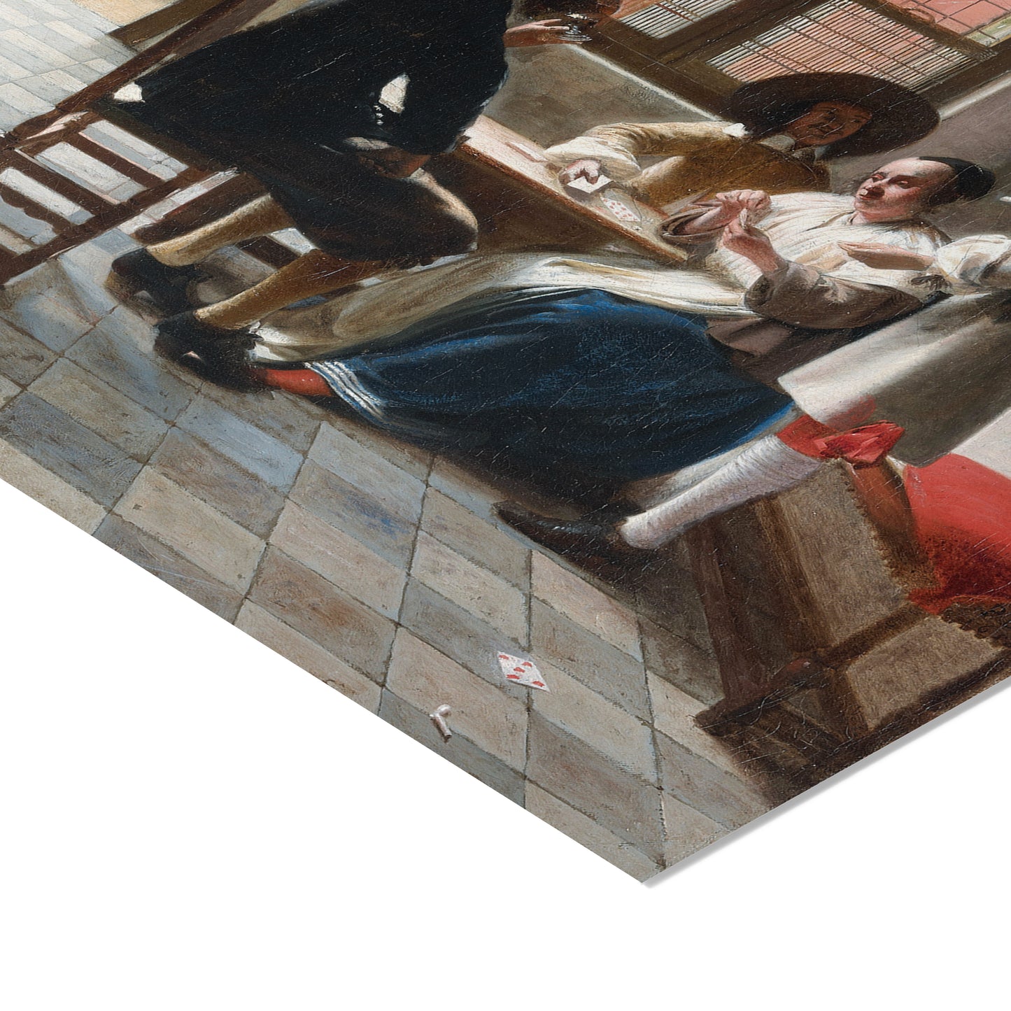 Cardplayers in a Sunlit Room | Pieter de Hooch | 1658