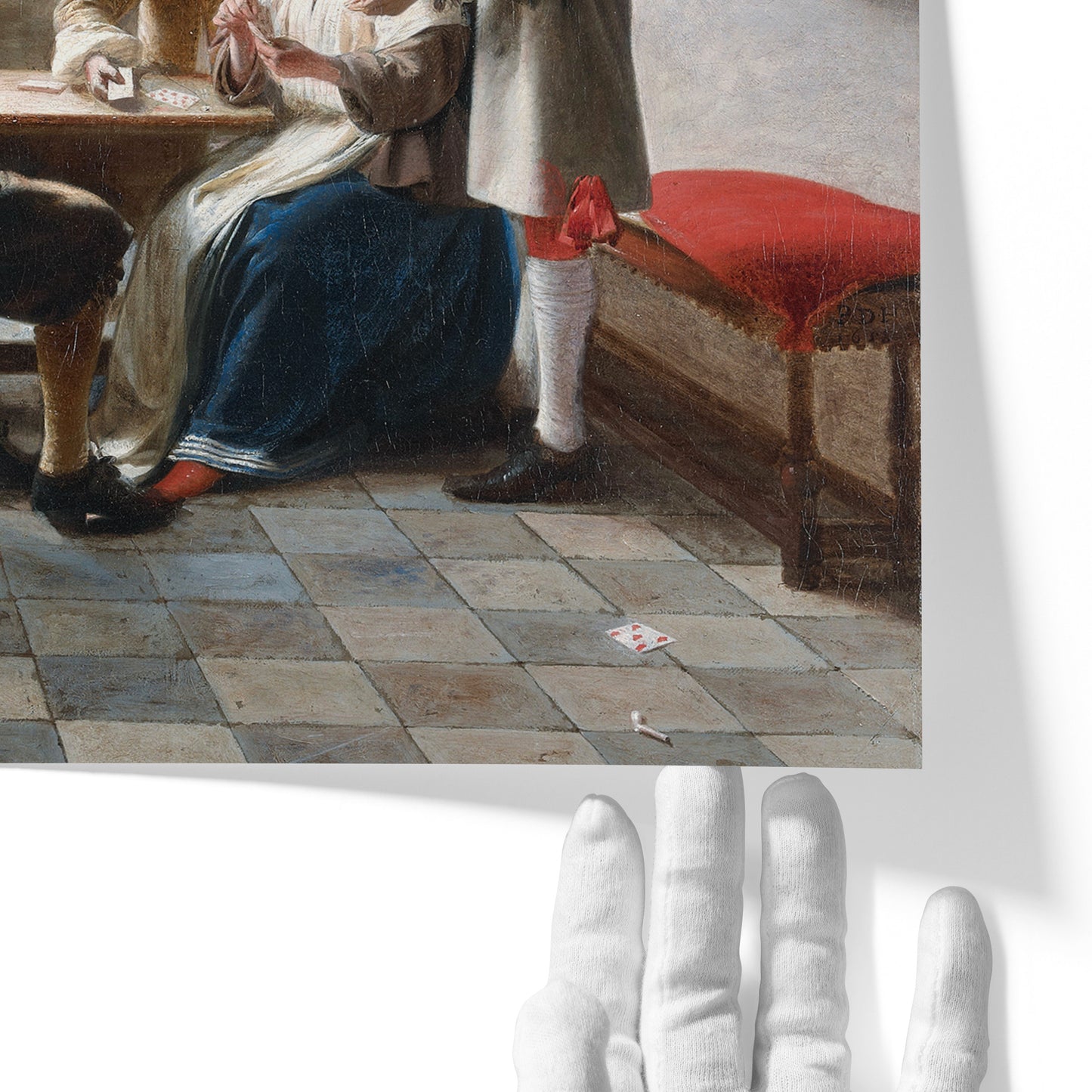 Cardplayers in a Sunlit Room | Pieter de Hooch | 1658