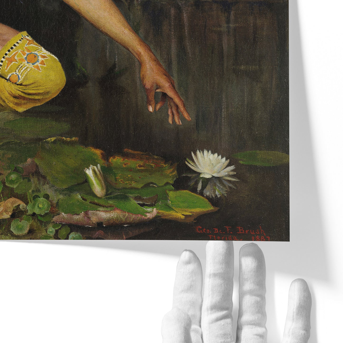 The Indian and the Lily | George de Forest Brush | 1887