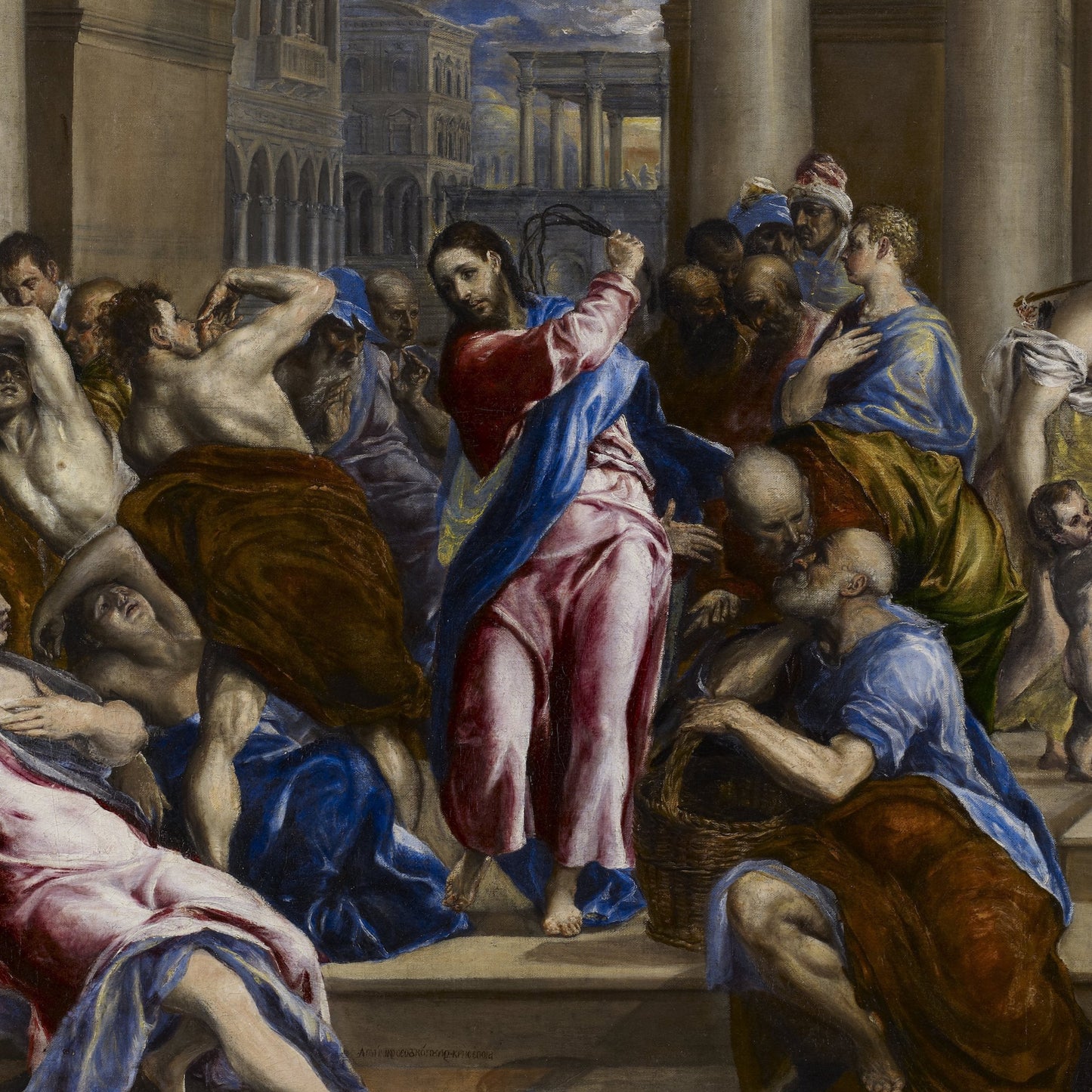 Christ Driving the Money Changers from the Temple (Second Version) | El Greco | 1570