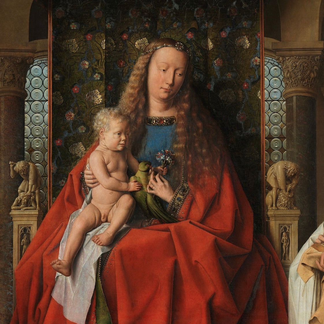 Virgin and Child with Canon van der Paele | Jan van Eyck | c. 1434-36