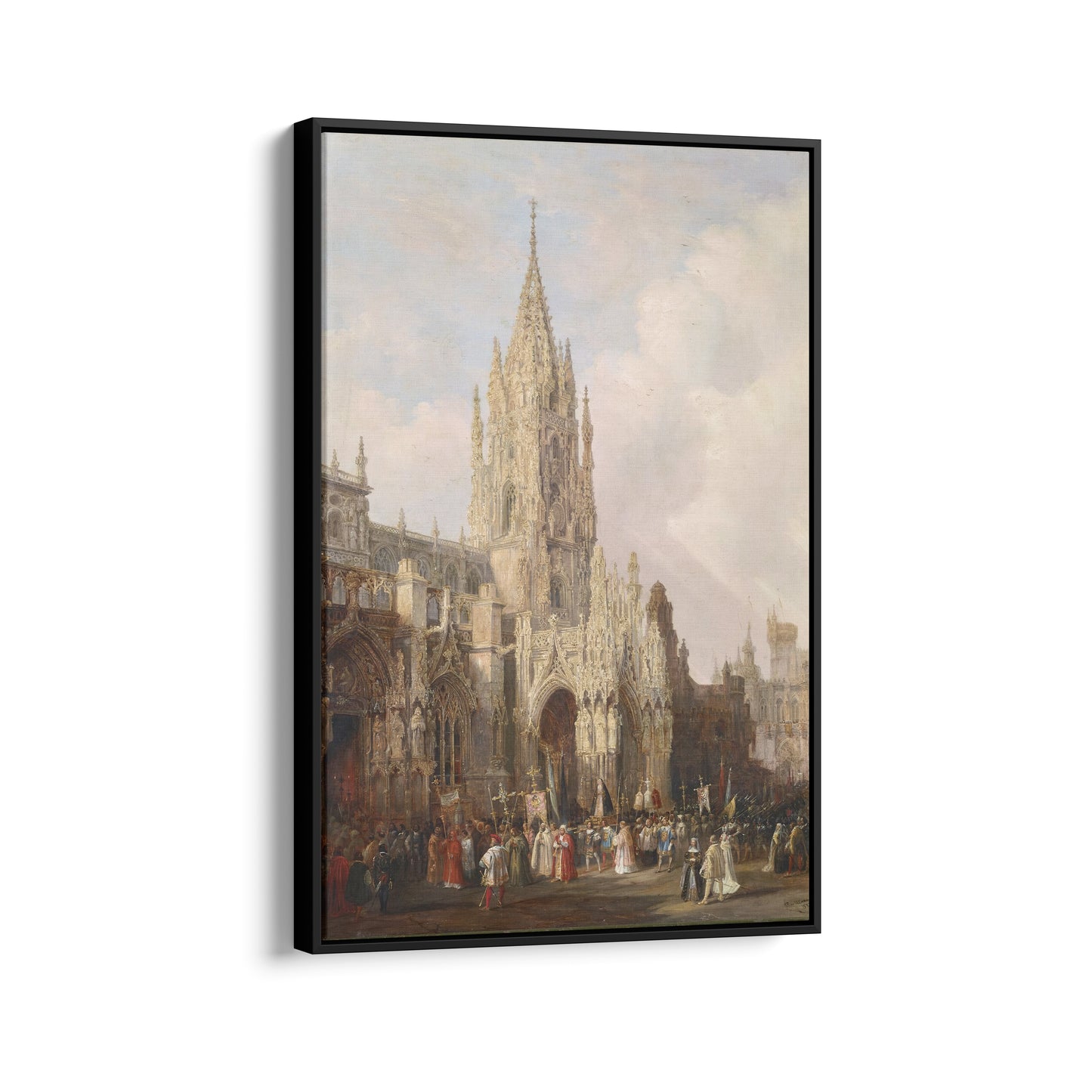 A Procession in the Cathedral of Oviedo | Genaro Pérez Villaamil | 1837