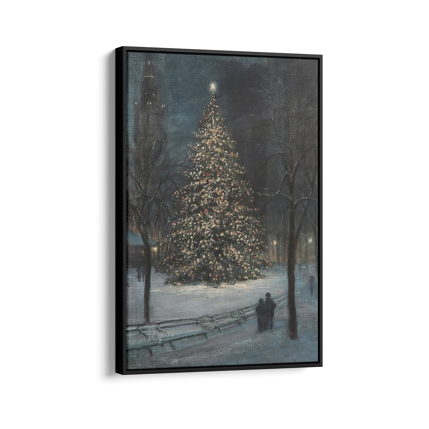 Christmas in Madison Square Park | Paul Cornoyer | 20th Century