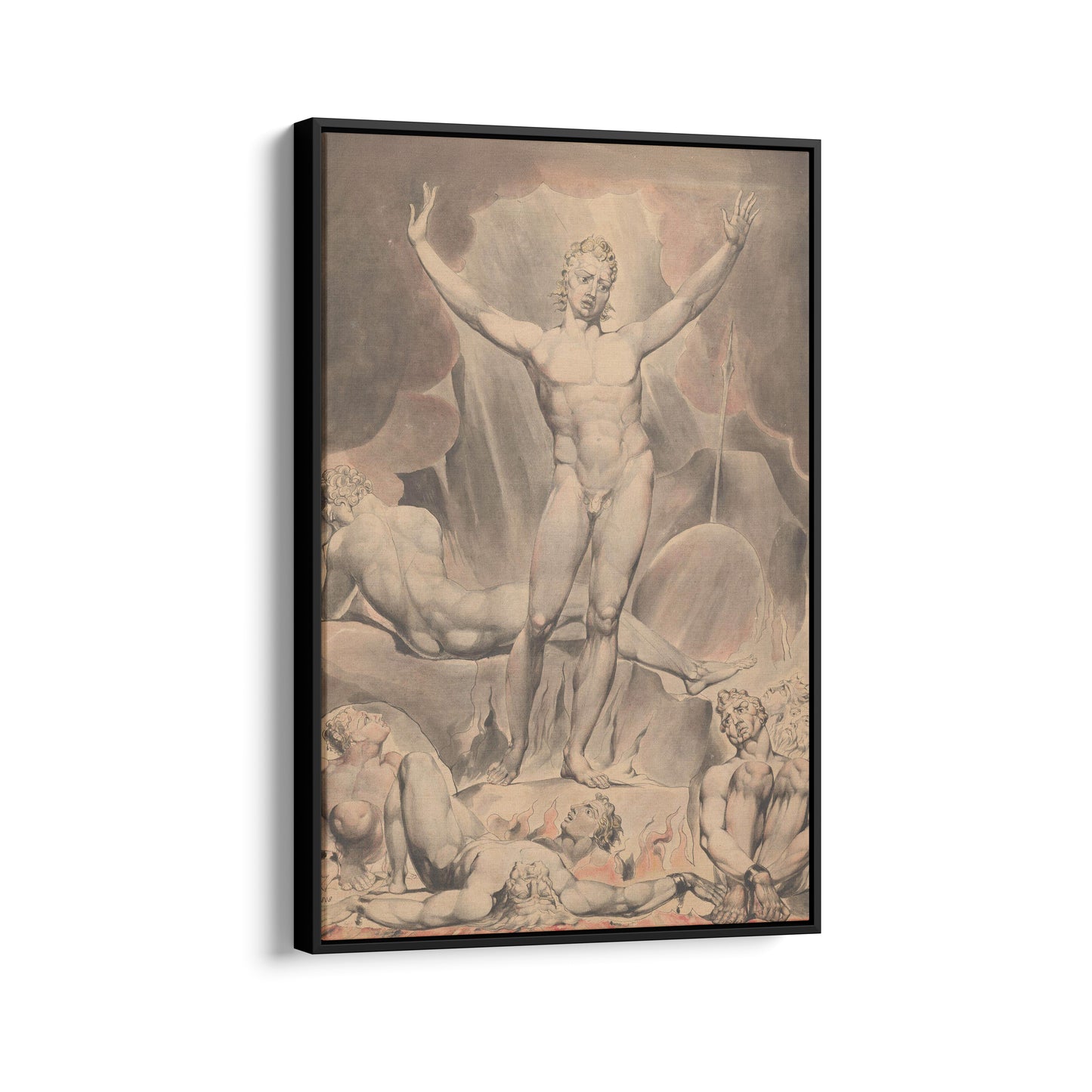 Satan Arousing the Rebel Angels | William Blake | 1808