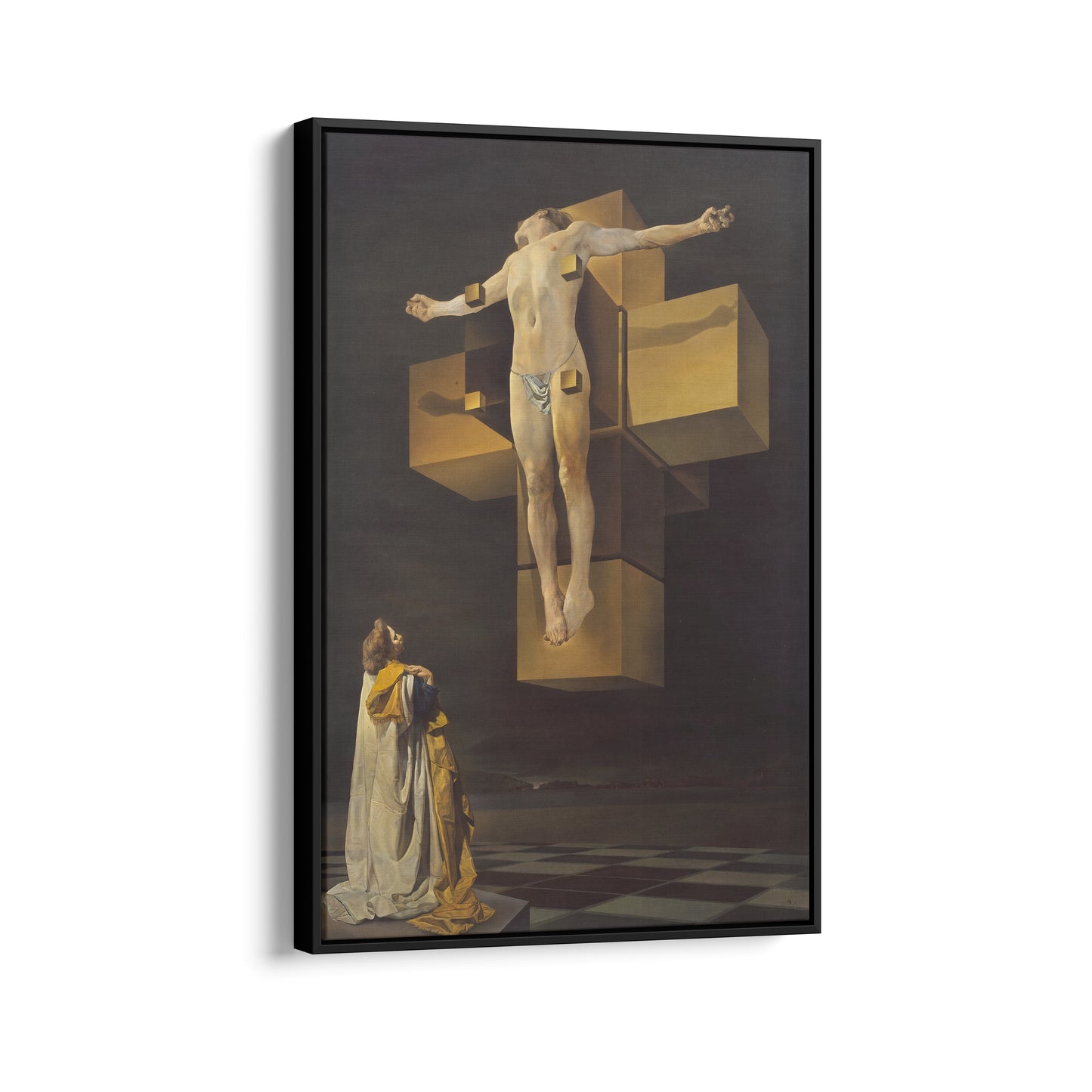 Crucifixion (Corpus Hypercubus) | Salvador Dalí | 1954