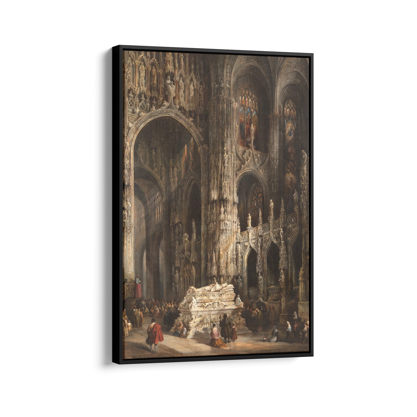 View of the Interior of a Cathedral | Genaro Pérez Villaamil | c. 1833-50