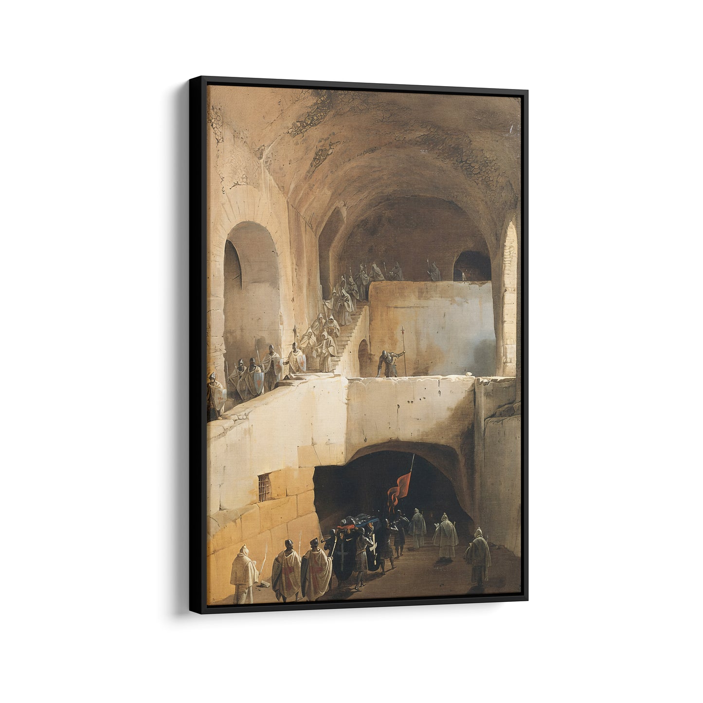 Funeral of a Crusader | Franz Ludwig Catel | 19th Century