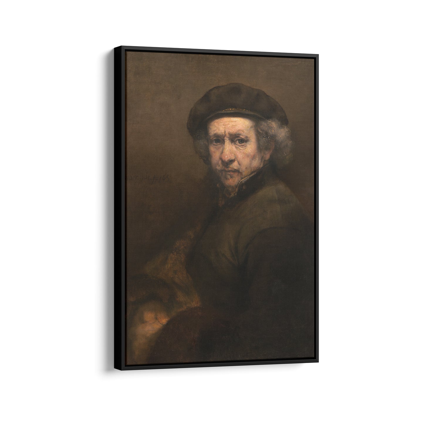 Self-Portrait with Beret and Turned-Up Collar | Rembrandt | 1659