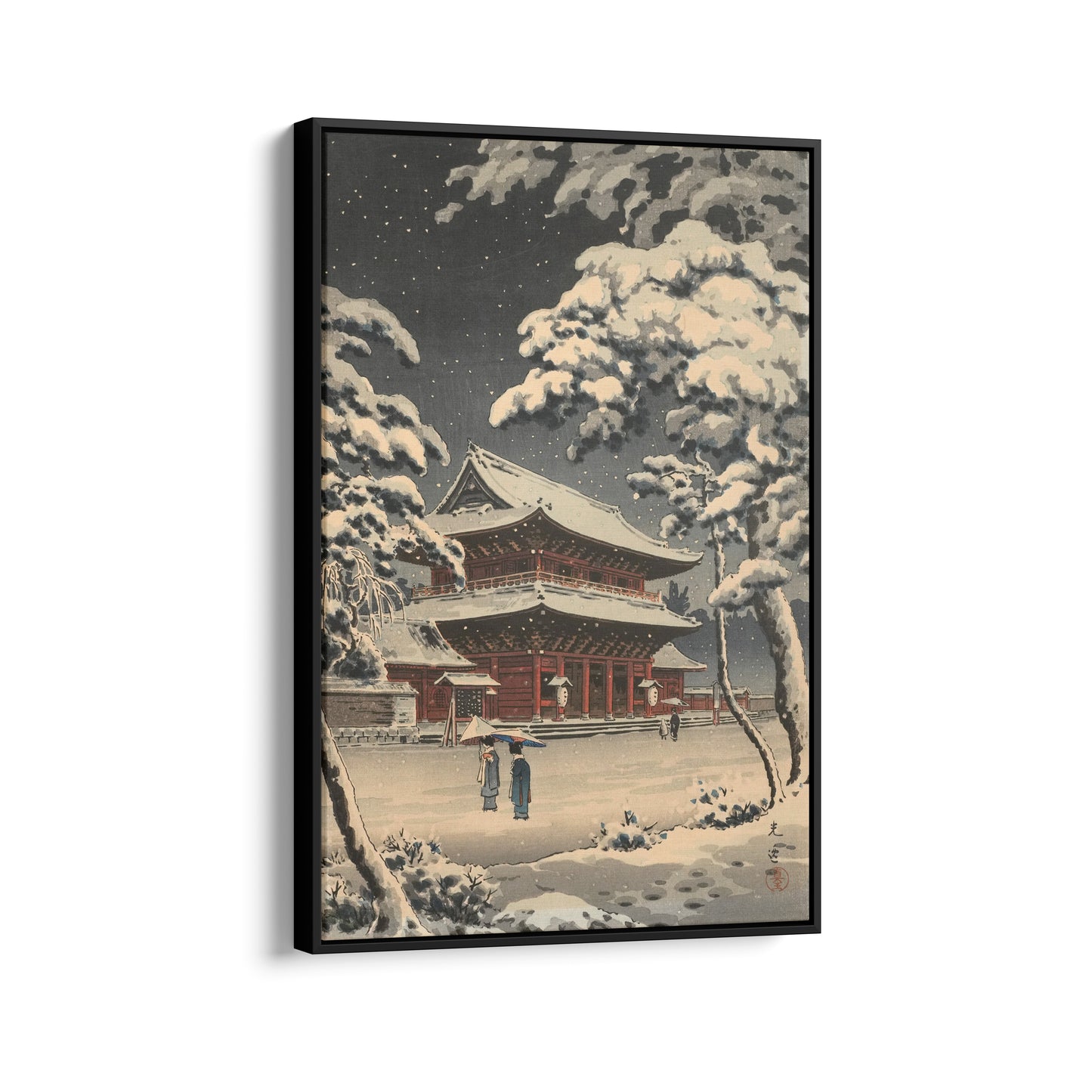 Zojo-ji Temple in Snow | Tsuchiya Koitsu | 1870 - 1949