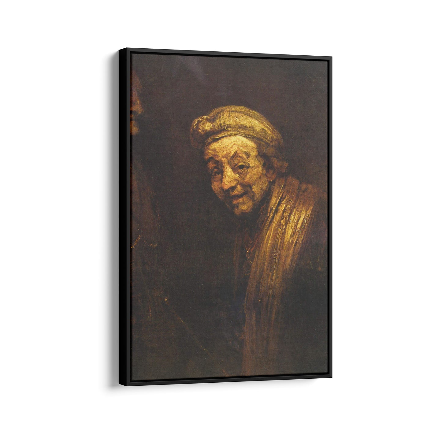 Self-portrait as Zeuxis Laughing | Rembrandt | c. 1662