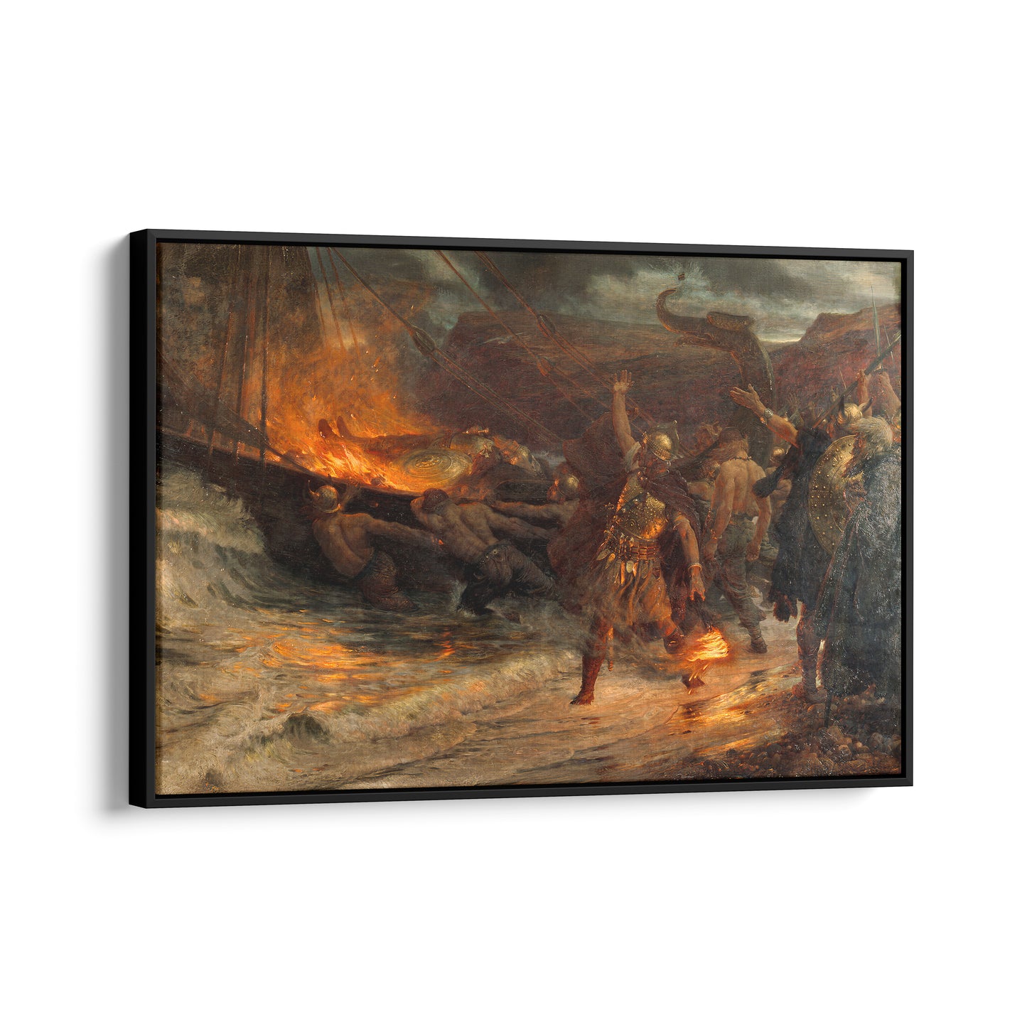 The Funeral of a Viking | Sir Frank Dicksee | 1893