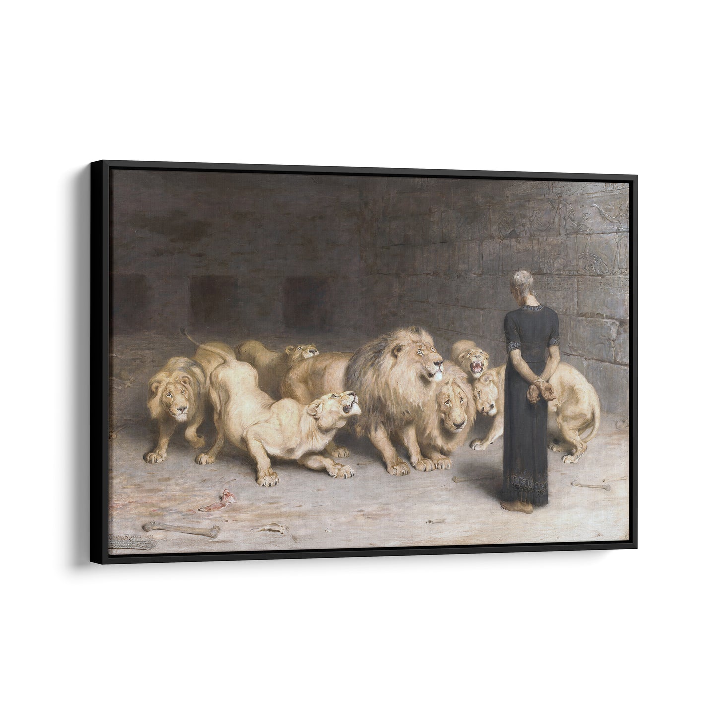 Daniel in the Lion's Den | Briton Rivière | 1872