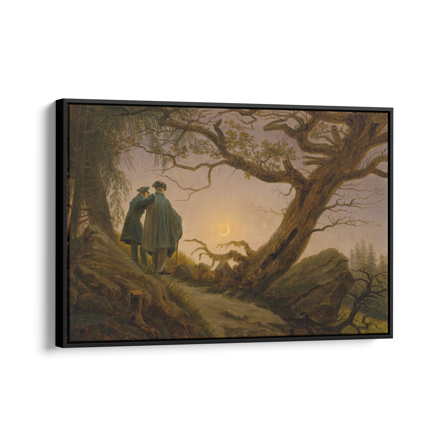 Two Men Contemplating the Moon | Caspar David Friedrich | 1819-20
