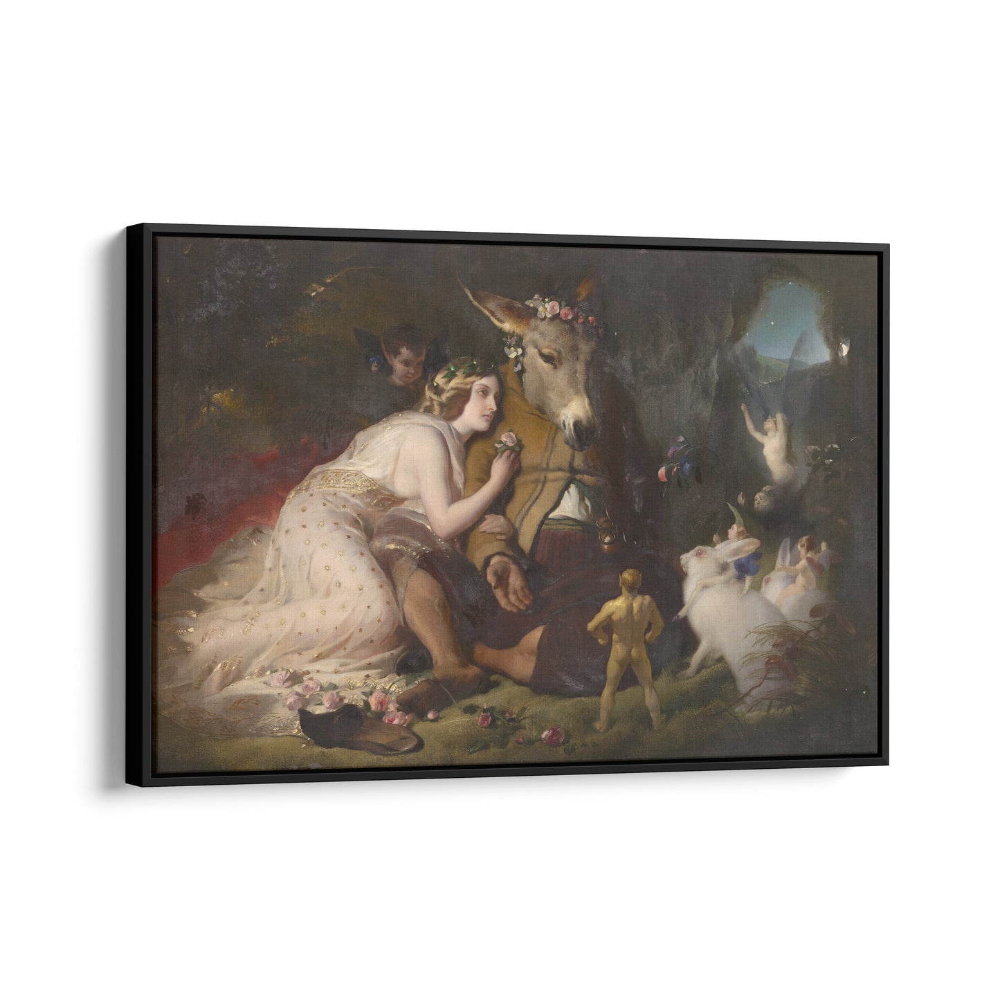 A Midsummer Night's Dream. Titania and Bottom | Sir Edwin Landseer | 1851