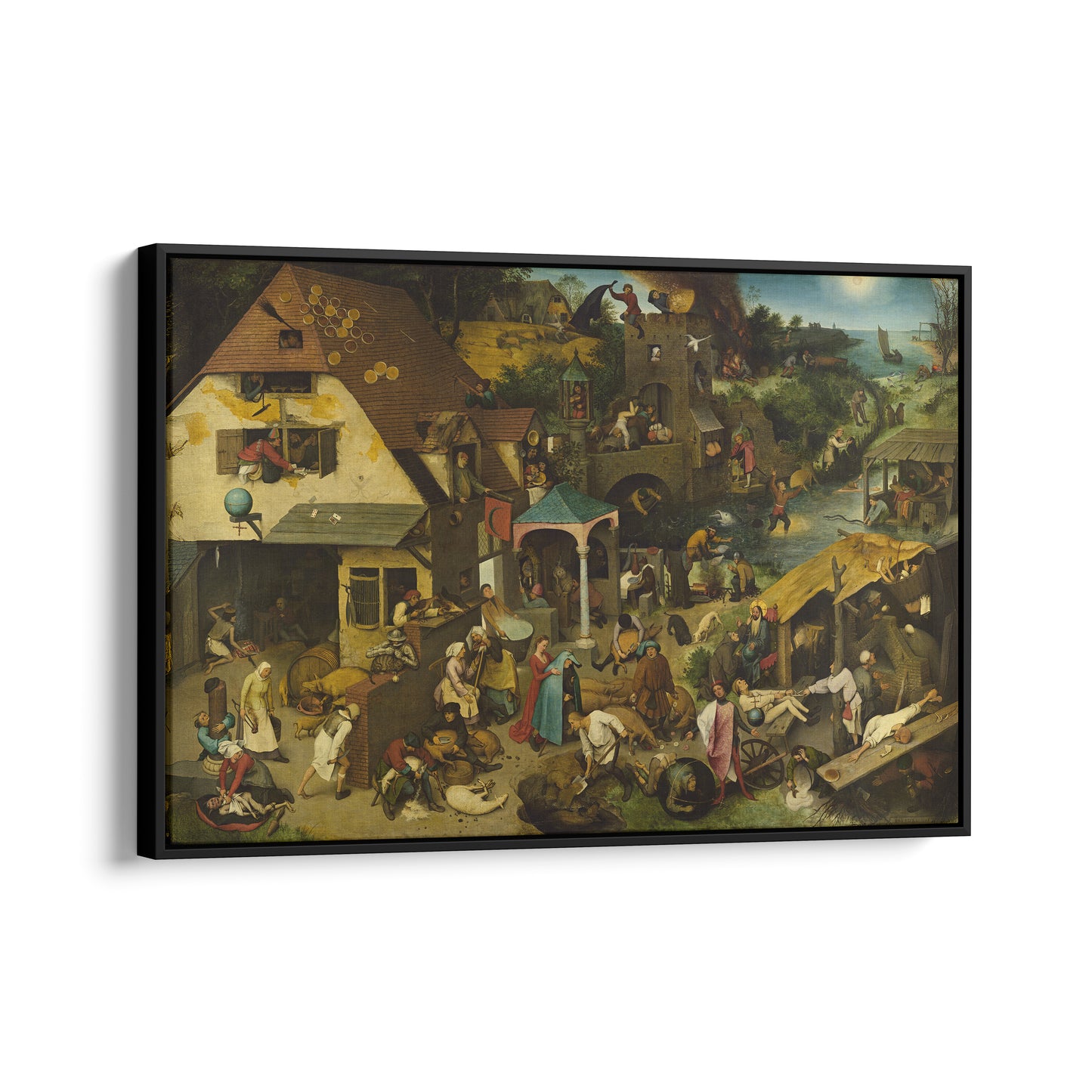 Proverbs | Pieter Bruegel the Elder | 1559