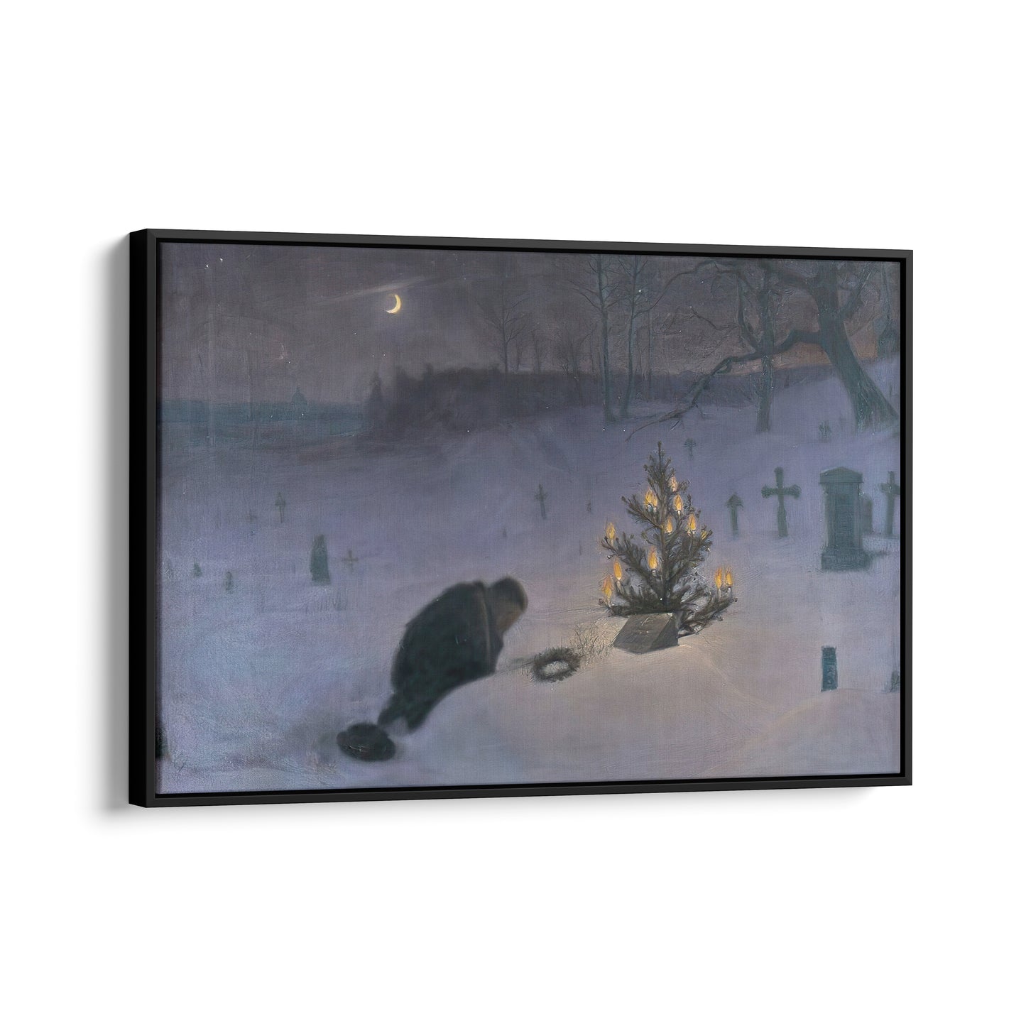 Christmas Eve at the Grave | Otto Hesselbom | 1896