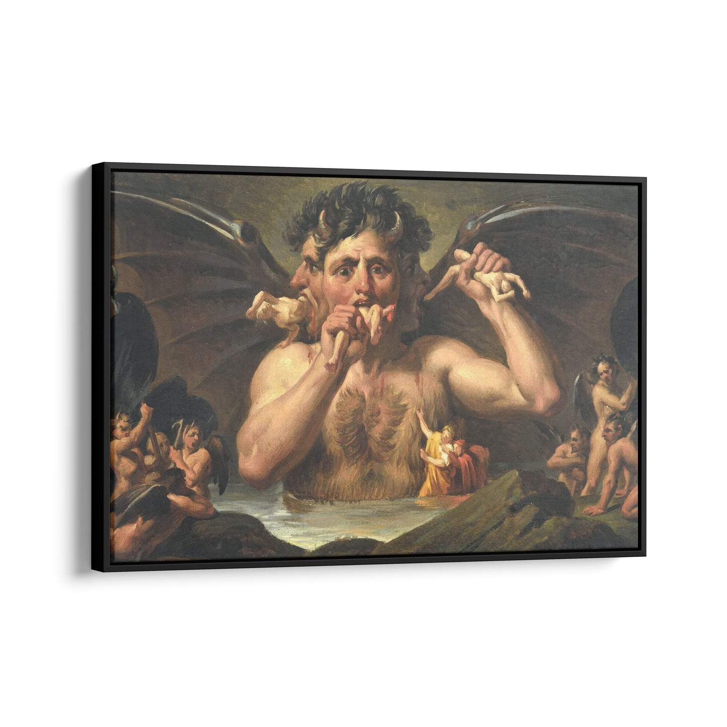 Lucifer in the Giudecca | Filippo Bigioli | 1860