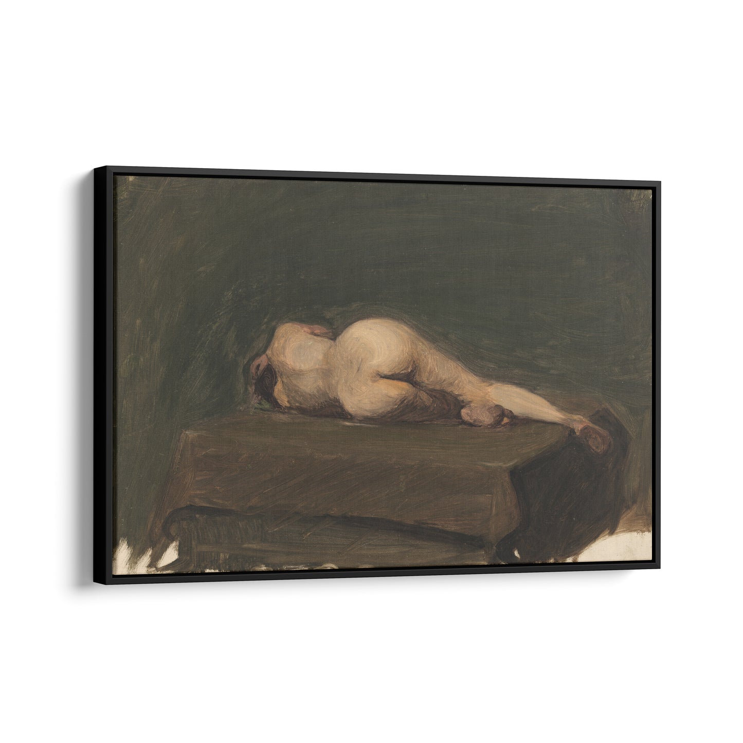 Reclining Female Nude, from Rear | Edward Hopper | 1902-04