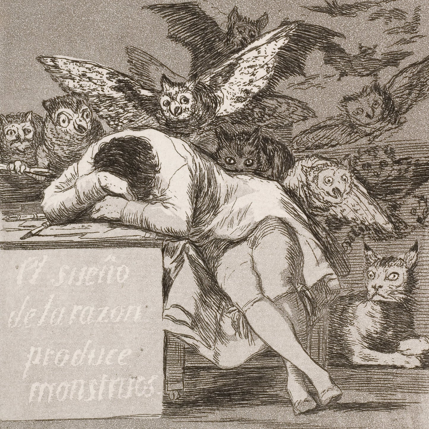 The Sleep of Reason Produces Monsters | Francisco Goya | 1799