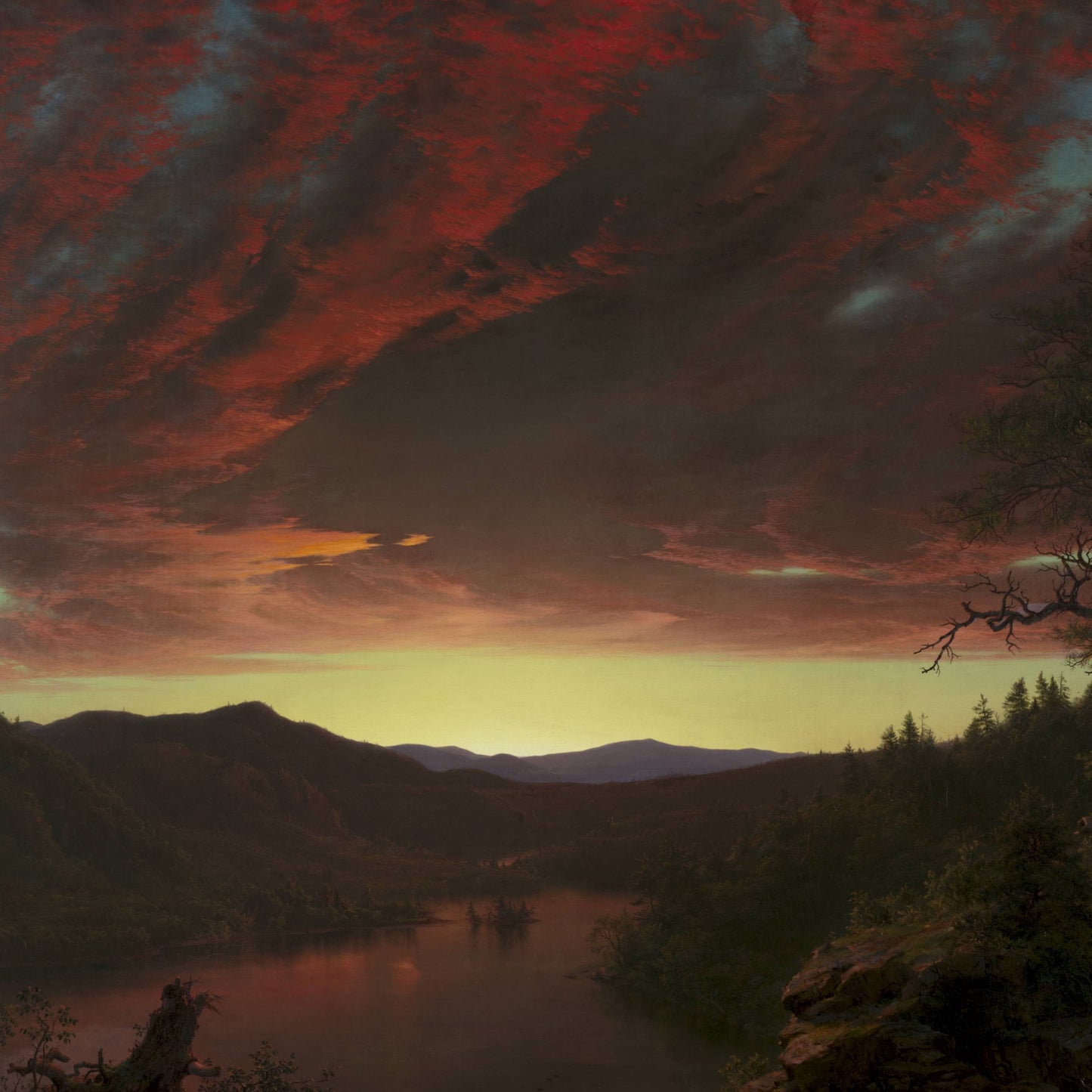 Twilight in the Wilderness | Frederic Edwin Church | 1860