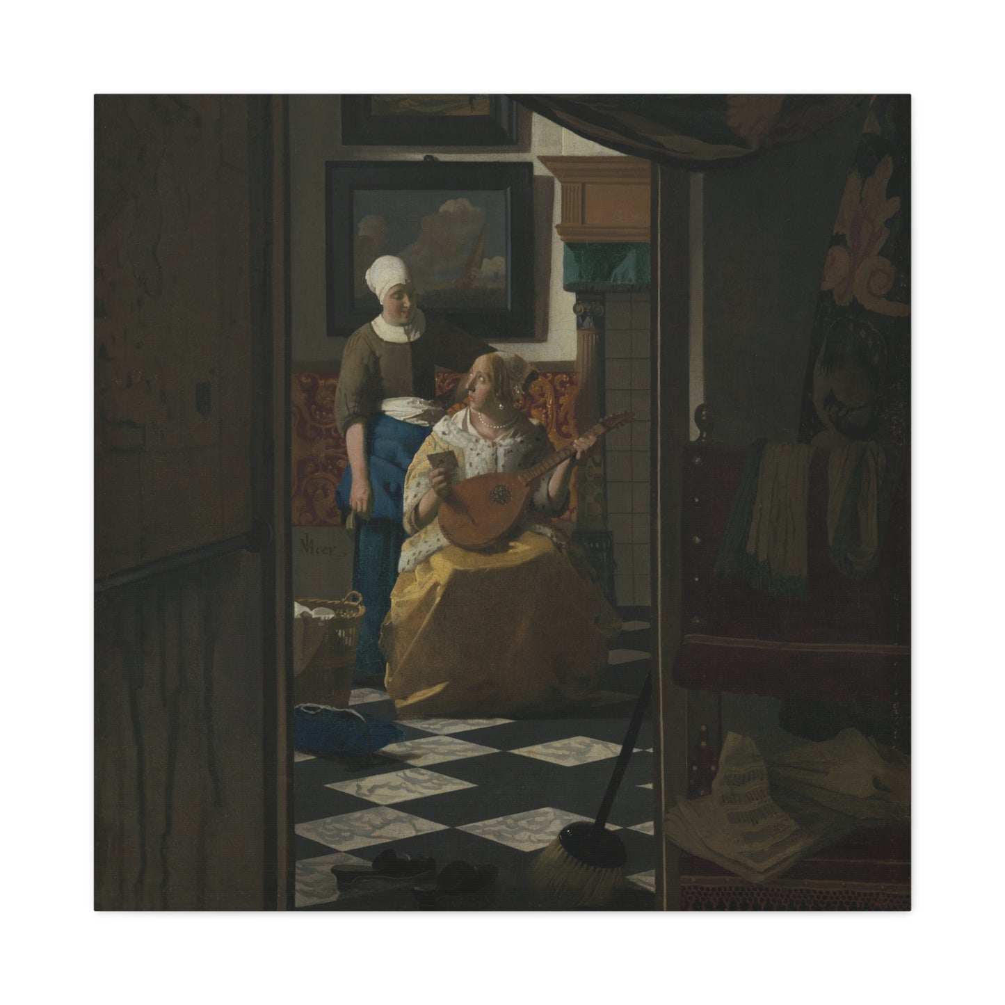 The Love Letter | Johannes Vermeer | c. 1669-70