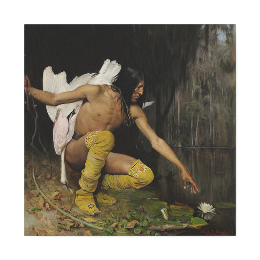 The Indian and the Lily | George de Forest Brush | 1887