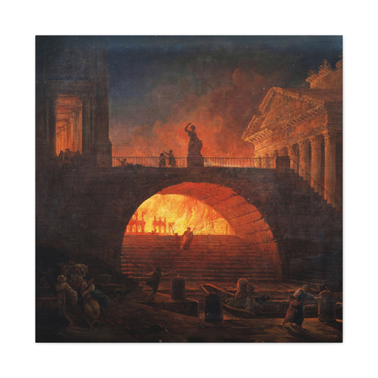The Fire of Rome | Hubert Robert | 1785