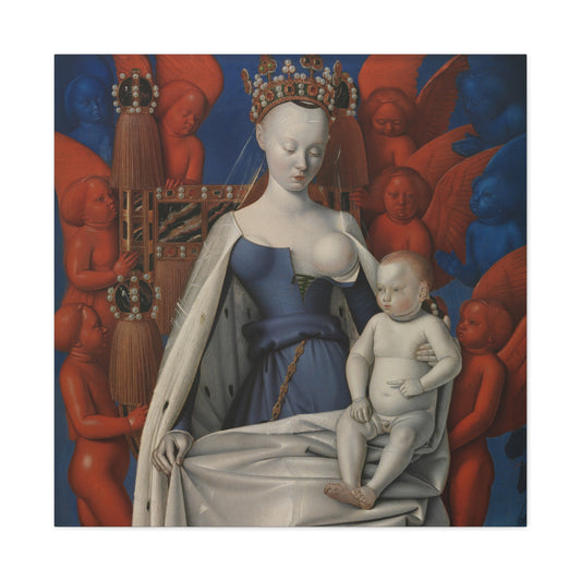 Madonna Surrounded by Seraphim and Cherubim | Jean Fouquet | c. 1455
