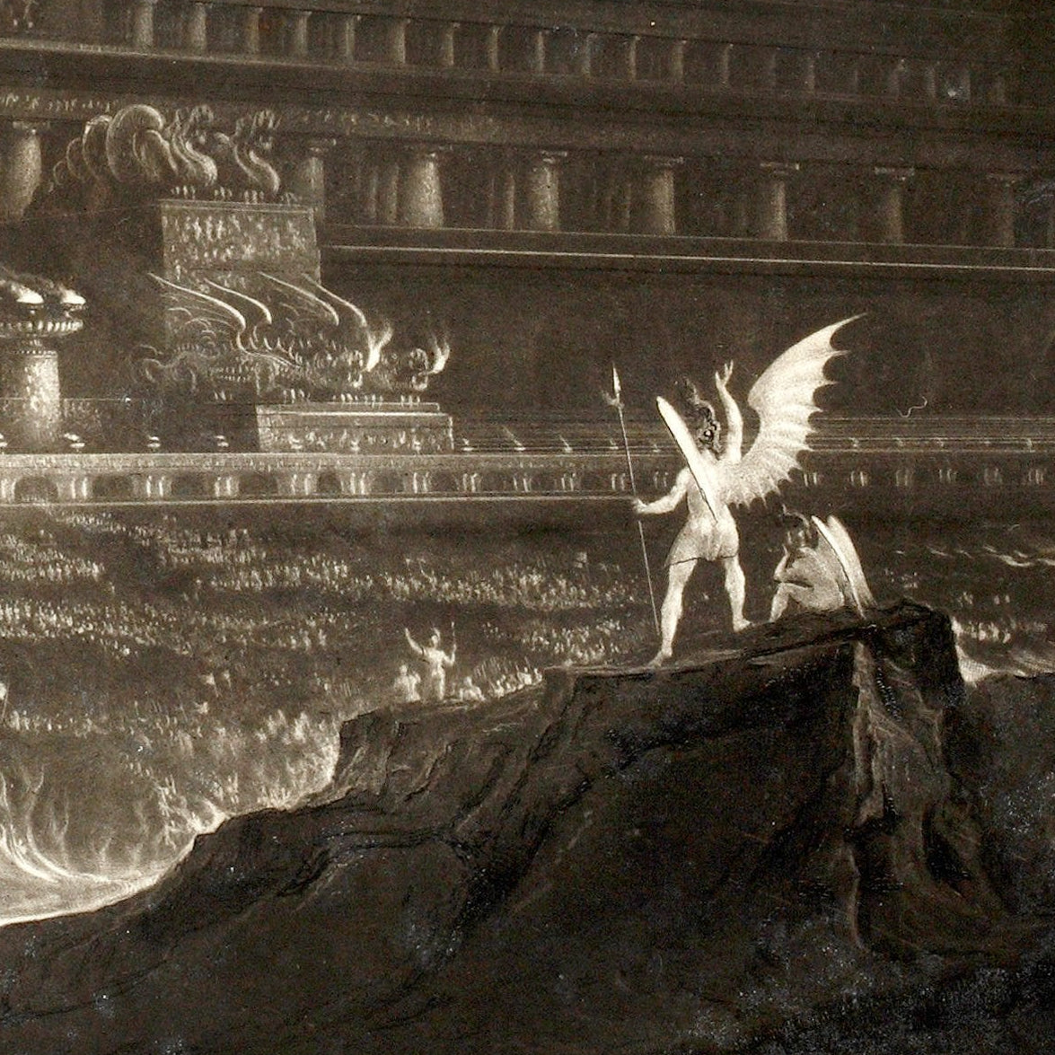 Pandemonium (Mezzotint) | John Martin | 1823-27
