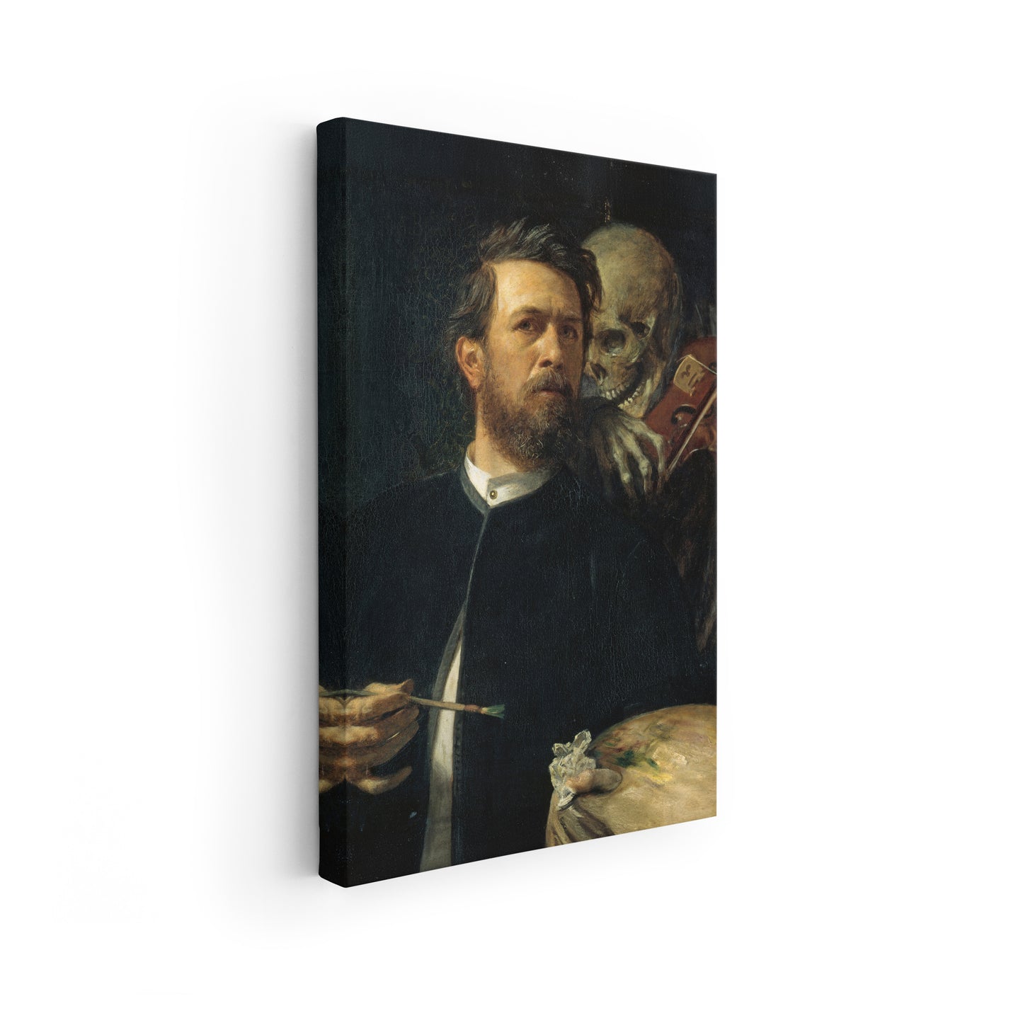 Self-Portrait with Death Playing the Fiddle | Arnold Böcklin | 1872