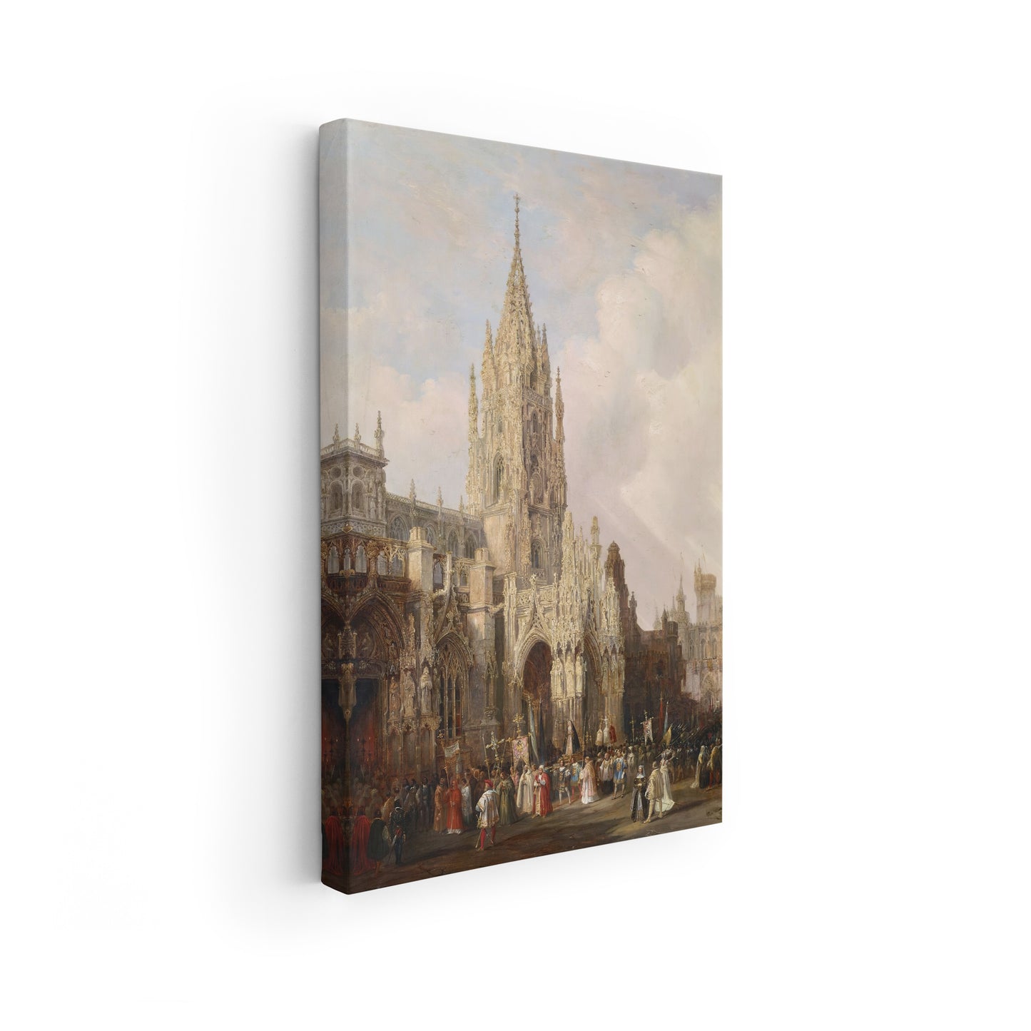 A Procession in the Cathedral of Oviedo | Genaro Pérez Villaamil | 1837